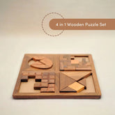 Buy Wooden 4 in 1 Puzzles for Kids 8 Year Old & Above